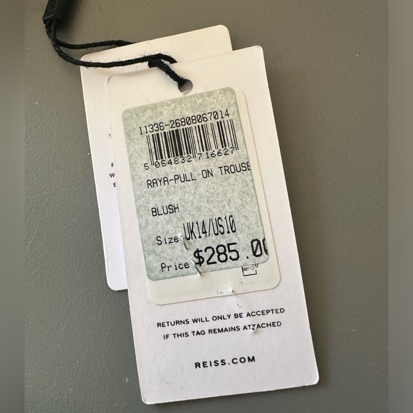 Reiss Blush Rays Pull On Trousers - Picture 6 of 7